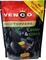 Venco Drop Toppers Lekker Stevig 287g