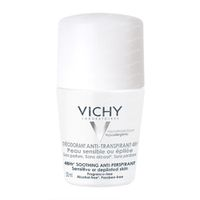 Vichy Deodorant Anti Transpiratie Gevoelige Of Geëpileerde Huid 48h 50 Ml Roller