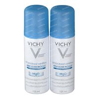 Vichy Deodorant Anti Transpiratie Mineral 48h Duo 2x125 Ml Spray