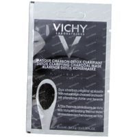 Vichy Pureté Thermale Verhelderend Zwart Charcoal Masker 2x6 Ml