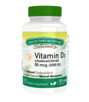 Vitamin D3 2.000iu (non Gmo) (100 Softgels)   Health Thru Nutrition