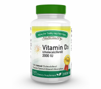 Vitamin D3 2.000iu (non Gmo) (365 Softgels)   Health Thru Nutrition