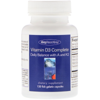 Vitamin D3 Complete 120 Fish Gelatin Capsules   Allergy Research Group