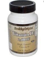 Vitamine D3 2400 Ie (120 Softgels)   Healthy Origins