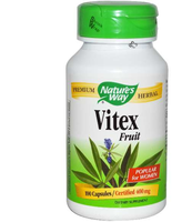 Vitex Fruit 400 Mg (100 Veggie Caps)   Nature's Way