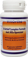 B Actief Complex Formule Met Alfa Liponzuur (60 Vegicaps)   Vitortho