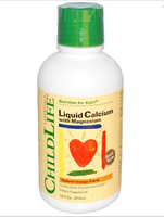 Vloeibaar Calcium/magnesium, Natuurlijke Sinaasappel Smaak (474 Ml)   Childlife Essentials