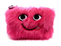 W7 Make Up/toilettas   Embroidered Furry Pink