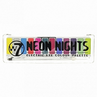 W7 Neon Nights Electric Eye Colour   Oogschaduw Palette 12g