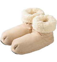 Warmies Slippies Boots Comfort   Beige