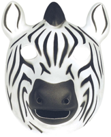 Zebra Masker Soft Foam Materiaal