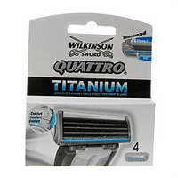 Wilkinson Quattro Mesjes Titanium 4st