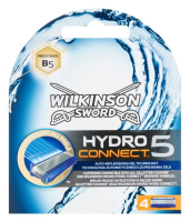 Wilkinson Sword Hydro 5 Connect Scheermesjes   4 Stuks
