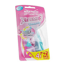 42mes Wilkinson Sword Xtreme 3 Beauty Wegwerpscheermesjes