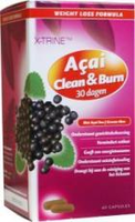 X Trine Afslankcapsules Acai Clean & Burn Supplement 60