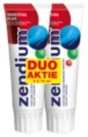 Zendium Tandpasta Sensitive Plus Duoverpakking 2x75ml