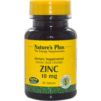 Zinc, 10 Mg (90 Tablets)   Nature's Plus