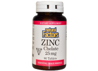 Zinc Chelate 25 Mg (90 Tablets)   Natural Factors