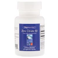 Zinc Citrate 50 60 Veggie Caps   Allergy Research Group