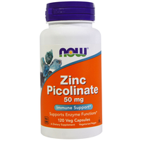Zinc Picolinate 50 Mg (120 Veggie Capsules)   Now Foods