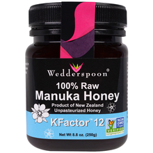 100% Raw Manuka Honey Kfactor 12 (250 Gram)   Wedderspoon Organic