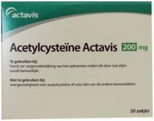 Actavis Acetylcysteine 200mg Act Uad 30x1.5 30x1.5