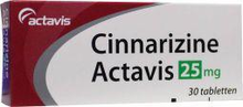 Actavis Cinnarizine 25 Mg 30tab