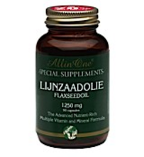 Allinone Lijnzaadolie (flaxseedoil) 90 Caps
