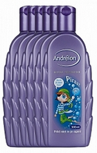 Andrelon Shampoo Voor Kids   Piraat Voordeelverpakking 6x300ml