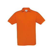 B&c Oranje Polo Shirts Met Korte Mouwen