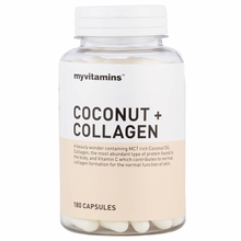 Coconut + Collagen (180 Capsules)   Myvitamins