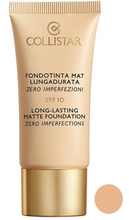 Collistar Long Lasting Matte Zero Imperfections Foundation, 1 Ivory 30ml