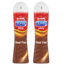 Durex Play Real Feeling Glijmiddel Duopack 2x50 Ml