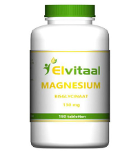 Elvitaal Magnesium (bisglycinaat) 130 Mg (180tb)
