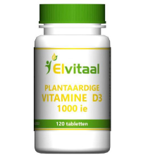 Elvitaal Vitamine D3 1000ie Vegan (120tb)