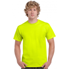 Gildan Fel Gekleurd Neon Geel T Shirt