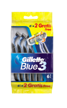 Gillette Blue 3 Wegwerpmesjes 6st