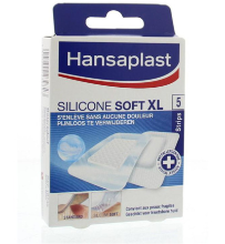 Hansaplast Silicone Soft Pleisters Xl (5st)