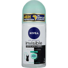 Nivea Deodorant Deoroller Black  En  White Fresh Mist 50ml