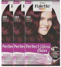 Schwarzkopf Poly Palette Perfect Gloss Color 389 Robyn Voordeelverpakking 3x115ml