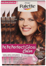Schwarzkopf Poly Palette Perfect Gloss Color 657 Kaneel Voordeelverpakking 3x115ml