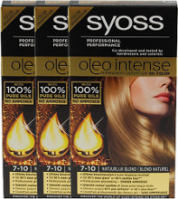 Syoss Oleo Intense 7 10 Natuurlijk Blond Voordeelverpakking 3xper St
