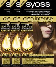 Syoss Oleo Intense 6.80 Caramel Blond Voordeelverpakking 3xper St