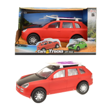 Huismerk Toi Toys Speelgoed Auto Met Surfboard   Rood