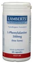 Lamberts L Phenylalanine 500 Mg 60cap
