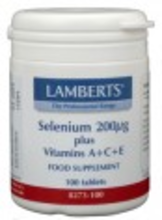 Lamberts Selenium 200mcg Plus Vitamine A+c+e Tabletten 100st