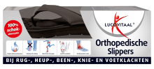 Lucovitaal Orthopedische Slippers Maat 41/42   Zwart