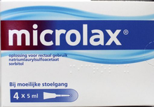 Microlax Microklisma Flacon 5 Ml 4st