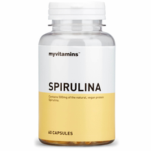 Myvitamins Spirulina, 60 Capsules (60 Capsules)   Myvitamins