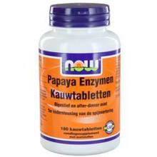 Now Papaya Enzyme Chewable 180kt